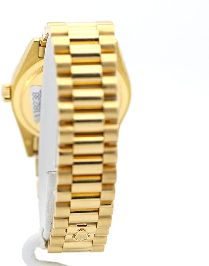 Rolex Day-Date 118238 36mm Golden Men Diamond Scale Replica Watch - Image 5