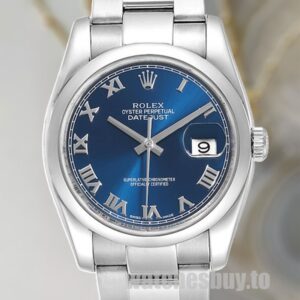 Rolex Datejust Men's 116200BLRO Blue Dial Automatic Oysterlock