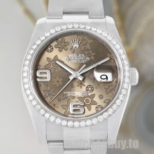Rolex Datejust Men's 116244BFAO 36mm Oysterlock