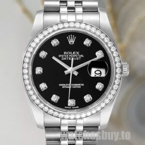 Rolex Datejust Men's 116244BKDJ Black Dial Automatic