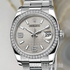 Rolex Datejust Men's 116244SWDAO Oysterlock 36mm