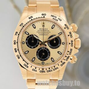 Rolex Daytona Men's 116508BKCSO yellow gold-tone Bracelet