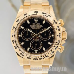 Rolex Daytona 116508BKSO Men's 40mm Black Dial