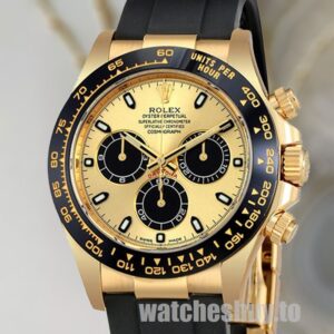 Rolex Daytona 116518CBKSR Men's Black Dial Automatic Gold-tone