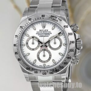 Rolex Daytona Men's 116520-WSO 40mm Bracelet