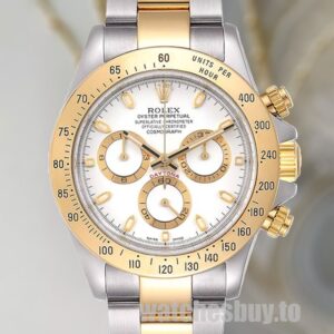 Rolex Daytona Men's 116523-WSO 40mm Oysterlock Automatic