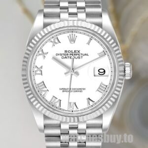 Rolex Datejust 126234WRJ Men's 36mm Silver-tone Automatic