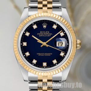 Rolex Datejust 16233BLDJ Men's Automatic Silver-tone Bracelet