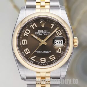 Rolex Datejust 36mm 116203BRAJ Men's Jubilee Bracelet