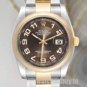 Rolex Datejust Men's 116203BRAO 36mm Watch Stainless Steel