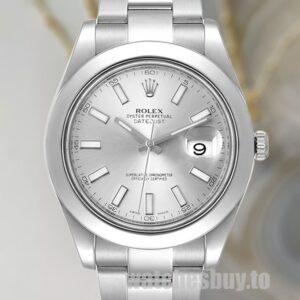 Rolex Datejust Men's 116300SSO 41mm Silver-tone