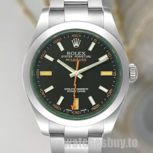 Rolex Milgauss Men's 40mm m116400gv-0001 Silver-tone