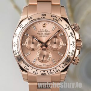 Rolex Daytona Men's m116505-0012 40mm Rose Gold-tone Automatic