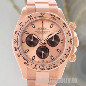 Rolex Daytona m116505-0009 40mm Men's Stainless Steel Oyster Bracelet