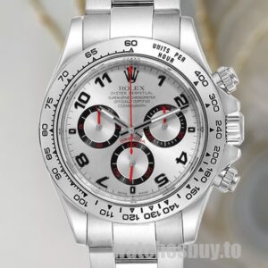 Rolex Daytona 116509SAO Men's 40mm Oyster Bracelet Silver Dial