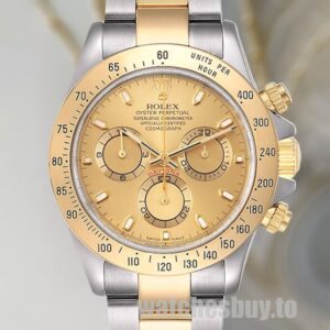 Rolex Daytona 116523CSO Men's 40mm Champagne Dial Silver-tone