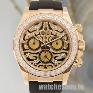Rolex Daytona 40mm 116588TBR-0003 Men's Gold Dial Gold-tone