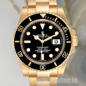 Rolex Submariner Men's 40mm 116618LN-97208 Gold-tone