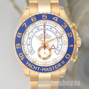 Rolex Yacht-master Men's 44mm 116688-78218 Gold-tone White Dial