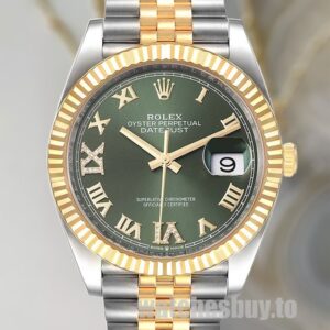 Rolex Datejust Men's 36mm m126233-0025 Silver-tone