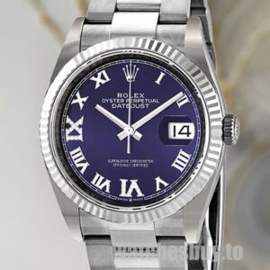 Rolex Datejust m126234-0022 36mm Ladies Blue Dial Watch