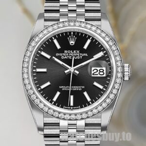 Rolex Datejust Ladies m126284rbr-0007 36mm Silver-tone