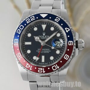 Rolex Gmt Master Ii m126710blro-0002 Men's 40mm Watch Silver-tone