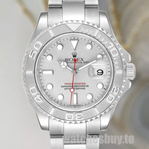 Rolex Yacht-master Men's 40mm 16622SSO Platinum Dial