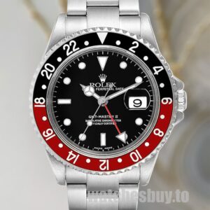 Rolex Gmt Master Ii Men's 40mm 16710COKE Automatic Black Dial