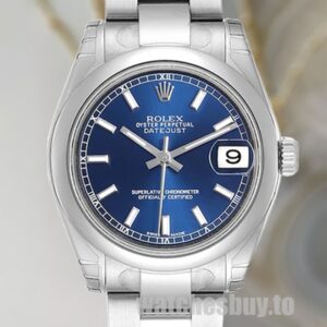 Rolex Datejust m178240-0026 Ladies 31mm Bracelet Silver-tone