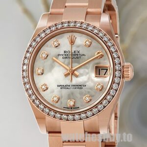 Rolex Datejust m278285rbr-0011 Ladies 31mm Mother of Pearl Dial