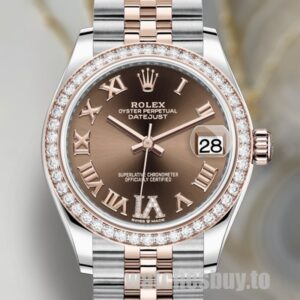 Rolex Datejust m278381rbr-0006 31mm Ladies Chocolate Dial Automatic