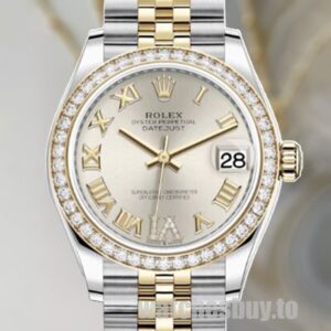 Rolex Datejust 31mm Ladies m278383rbr-0004 Silver-tone Silver Dial