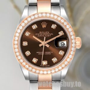Rolex Datejust Ladies m279381rbr-0012 28mm Silver-tone