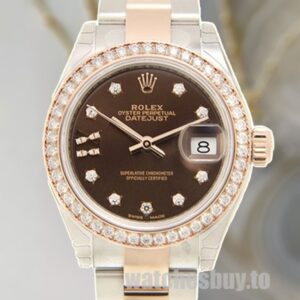 Rolex Datejust 28mm m279381rbr-0004 Ladies Automatic Chocolate Dial
