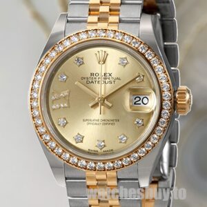 Rolex Datejust m279383rbr-0021 Ladies 28mm Jubilee Bracelet Automatic