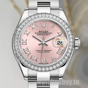 Rolex Datejust m279384rbr-0006 28mm Ladies Watch Silver-tone