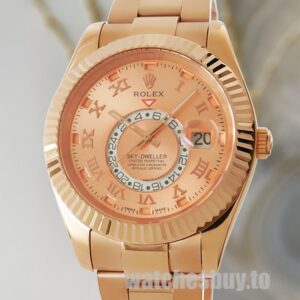 Rolex Sky-dweller 326935PRO Men's 42mm Rose Gold-tone