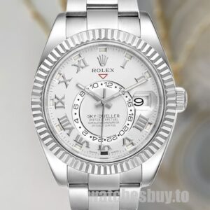 Rolex Sky-dweller 42mm Men's 326939-72419 Silver-tone