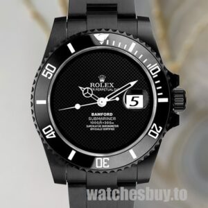 Rolex Submariner Men's 40mm Bamford Black Dial Black-tone