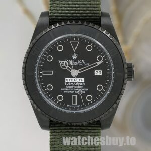 Rolex Submariner Men's Stealth 40mm Black-tone Black Dial
