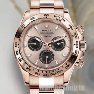 Rolex Daytona m116505-0016 Men's 40mm Rose Gold Dial Rose Gold-tone