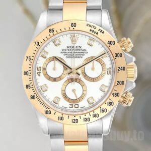 Rolex Daytona 40mm 116523-78593 Men's Silver-tone