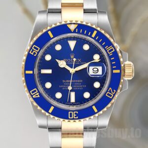 Rolex Submariner Men's 40mm 116613LB-97203 Silver-tone Automatic