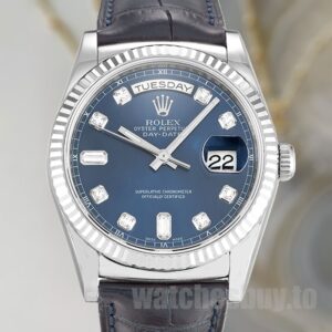 Rolex Day-Date 36mm Men's 118139 Silver-tone