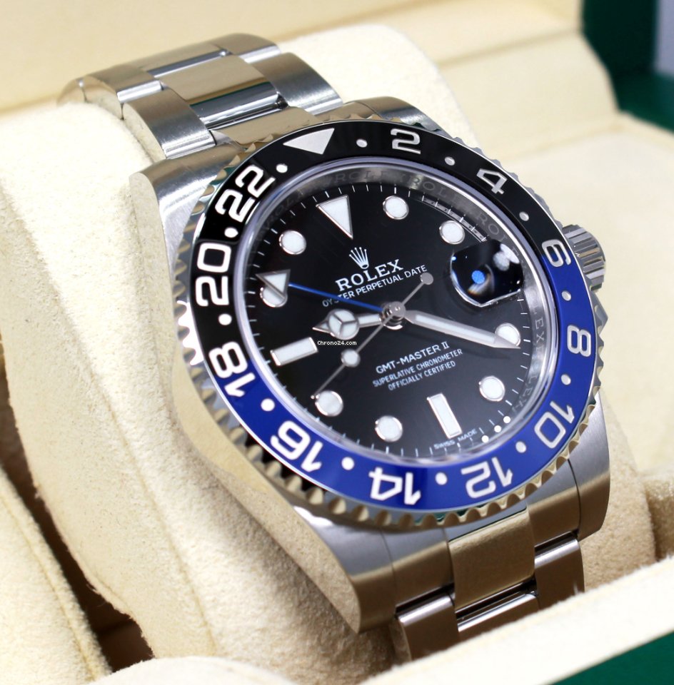 Buy Replica Rolex Gmt-master II 116710 Blnr BATMAN SS Black Blue Ceramic UNWORN NEW STYLE 2020 CARD