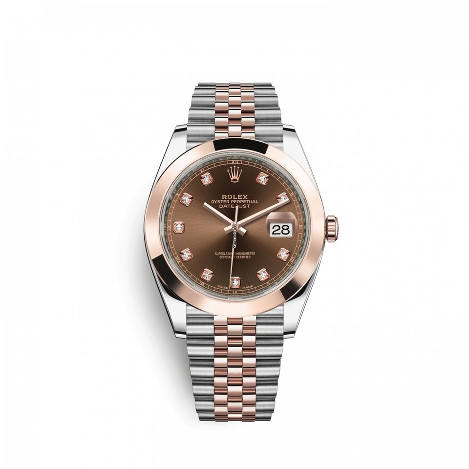 Buy Replica Rolex Datejust 41 41 mm Stainless Steel and Everose Gold 126301-0004 Mens Watch