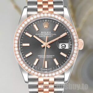 Rolex Datejust m126281rbr-0001 36mm Men's Silver-tone