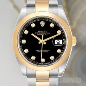 Rolex Datejust Men's 41mm 126303 Silver-tone Oyster Bracelet