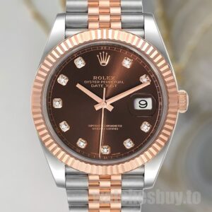Rolex Datejust m126331-0004 41mm Men's Silver-tone Watch